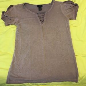 Brown short sleeve shirt from Rue 21